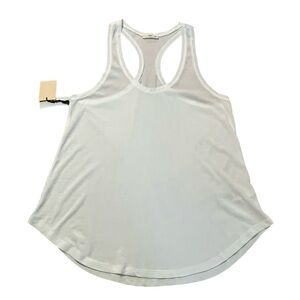NWT Aritzia TNA White Tola Tolq Lightweight Loose Racerback Tank Top SZ XS
